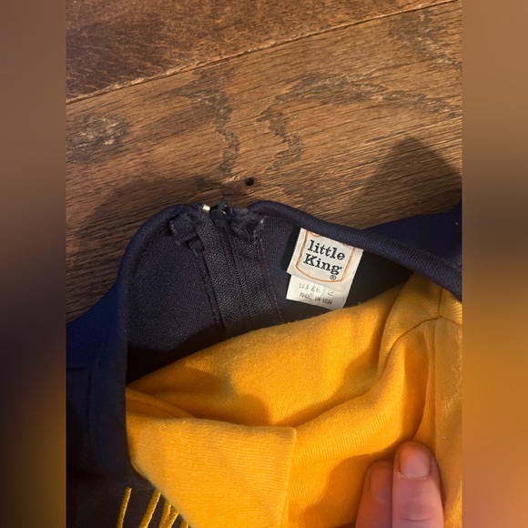 Vintage Michigan cheerleading jersey set size 2T - Picture 3 of 5